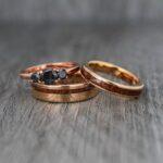Couple Rings, Couple Wood Rings, Wood Wedding Bands, Wood Wedding Ring, Couple Jewelry, Matching Rings, His and Her Rings, Wood Rings