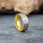 Mens Wedding Ring, Hammered Ring, Hammered Wedding Ring, Silver Wedding Ring, Silver Wedding Band, Rose Gold Wedding Band, Gold Wedding Ring
