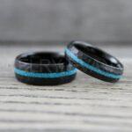 Turquoise Ring, Turquoise Wedding Ring, Turquoise Wedding Band, Turquoise Jewelry - Image 6