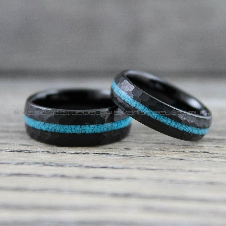 0e3ed125133991e7b7cf599e1f080a05 Turquoise Rings, Turquoise Wedding Rings, Turquoise Wedding Bands, Turquoise Jewelry - Image 1