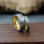 Hammered Ring, Hammered Wedding Ring, Silver Wedding Ring, Silver Wedding Band, Gold Wedding Band - Image 8