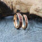 Koa Wood Ring, Koa Wood Wedding Band, Koa Wood Wedding Ring - Image 4
