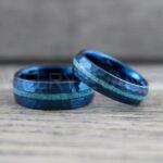 Turquoise Rings, Turquoise Wedding Rings, Turquoise Wedding Bands, Turquoise Jewelry - Image 5