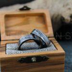 Damascus Steel Ring, Damascus Steel Wedding Ring, Damascus Steel Wedding Band - Image 4
