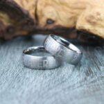 Gamer Rings, Gamer Wedding Bands, Player 1 Player 2 Rings, Couple Rings, Couple Wedding Bands, Couple Wedding Rings, Couple Jewelry - Image 4