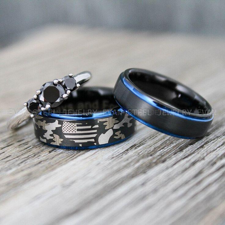 3888bf07ad4b0d0d3db9194f5ed845cf Camo Rings, Camo Wedding Rings, Camo Wedding Bands, Army Rings, Military Rings, Army Jewelry, Camo Jewelry, Camouflage Wedding Bands - Image 1
