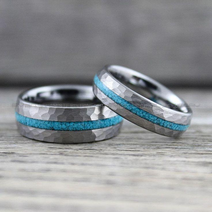 3d6053e22cc5fd07053a18704b4896ca Turquoise Rings, Turquoise Wedding Rings, Turquoise Wedding Bands, Turquoise Jewelry - Image 1