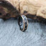Ace of Spade Ring, Poker Ring, Blackjack Ring, Poker Jewelry, Black Wedding Ring, King Ring, Queen Ring, Black Wedding Band, Rose Gold Ring