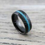 Turquoise Ring, Turquoise Wedding Ring, Turquoise Wedding Band, Turquoise Jewelry