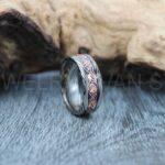 Damascus Steel Ring, Damascus Steel Wedding Ring, Damascus Steel Wedding Band
