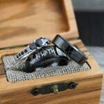 Mjolnir Rings, Vikings Rings, Viking Runes Rings, Norsemen Rings, Nordic Runes Rings, Black Tungsten Bands, Black Wedding Rings, Black Wedding Bands