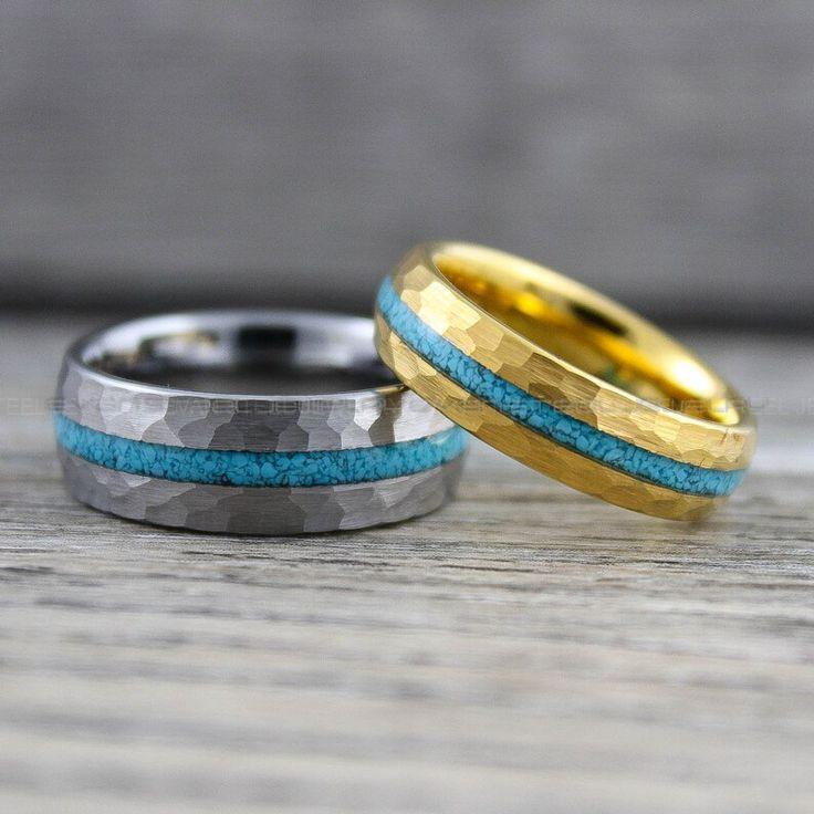 646fe6849fb7db65f02ca907013bee7a Turquoise Rings, Turquoise Wedding Rings, Turquoise Wedding Bands, Turquoise Jewelry - Image 1