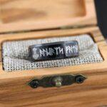 Mjolnir Rings, Vikings Rings, Viking Runes Rings, Norsemen Rings, Nordic Runes Rings, Black Tungsten Bands, Black Wedding Rings, Black Wedding Bands - Image 4