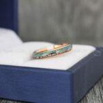 Antler Wedding Ring, Rose Gold Wedding Band, Rose Gold Wedding Ring, Deer Antler Ring, Hunting Jewelry, Deer Antler Wedding Band