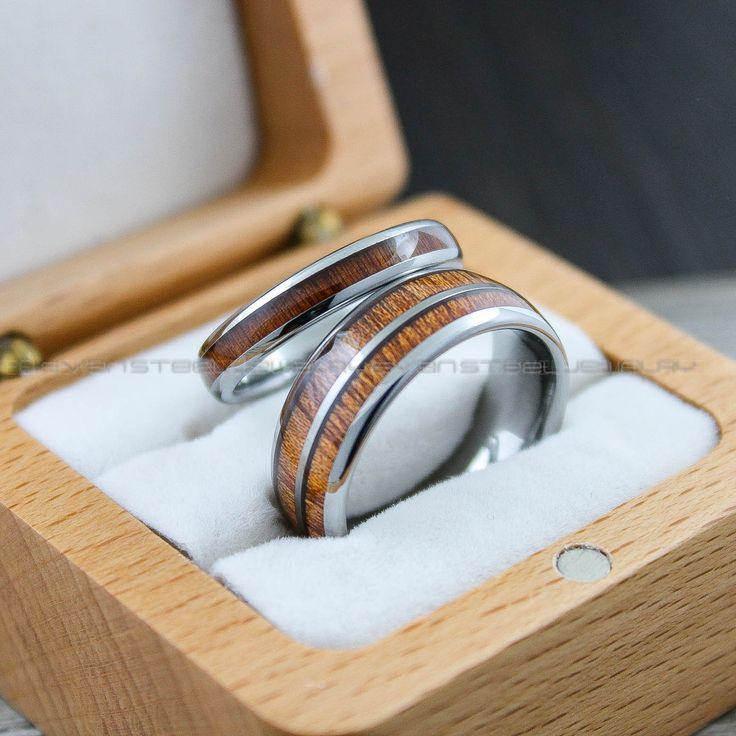 7ea2aee0b43368aa440b51b3dc3e4431 Couple Rings, Couple Wood Rings, Wood Wedding Bands, Wood Wedding Ring, Couple Jewelry, Matching Rings, His and Her Rings, Wood Rings - Image 1