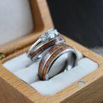 Couple Rings, Couple Wood Rings, Wood Wedding Bands, Wood Wedding Ring, Couple Jewelry, Matching Rings, His and Her Rings, Wood Rings