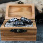 Gamer Rings, Gamer Wedding Bands, Player 1 Player 2 Rings, Couple Rings, Couple Wedding Bands, Couple Wedding Rings, Couple Jewelry