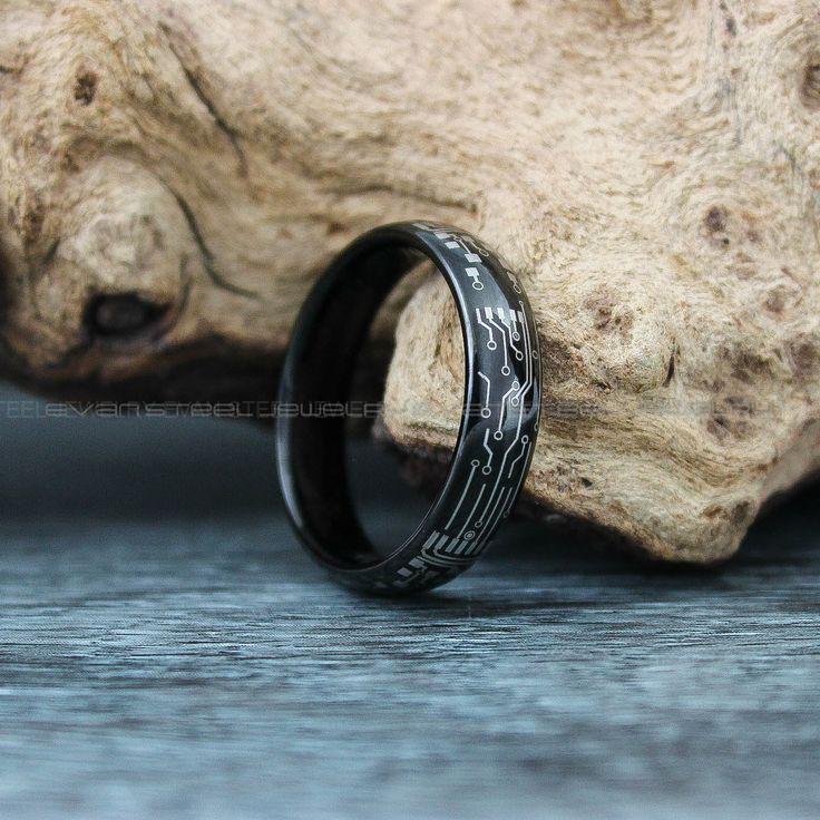 8f830c72e61fc5af171e6756c68ea7f1 Circuit Board Ring, Gamer Ring, Gamer Jewelry, Teacher Jewelry, Science Rings, Electrician Jewelry, Circuit Board Jewelry, Circuit Board - Image 1