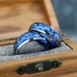 Anchor Rings, Nautical Scandinavian Jewelry, Nautical Ring Couple Rings, Couple Jewelry, Vikings Ring, Anchor Wedding Ring, Nautical Jewelry - Image 6