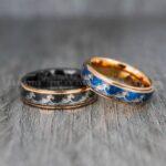 Couple Rings, Couple Wedding Bands, Couple Jewelry, Wave Ring, Ocean Wave Ring, Beach Jewelry, Matching Rings, His and Her Matching Rings