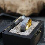 Hammered Ring, Hammered Wedding Ring, Silver Wedding Ring, Silver Wedding Band, Gold Wedding Band - Image 7