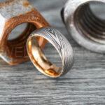 Damascus Steel Rings, Damascus Steel Wedding Rings, Damascus Steel Wedding Bands, Black Wedding Ring, Black Damascus Steel Wedding Ring - Image 7