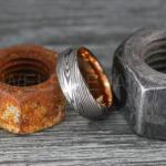 Damascus Steel Rings, Damascus Steel Wedding Rings, Damascus Steel Wedding Bands, Black Wedding Ring, Black Damascus Steel Wedding Ring - Image 6