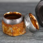 Damascus Steel Rings, Damascus Steel Wedding Rings, Damascus Steel Wedding Bands, Black Wedding Ring, Black Damascus Steel Wedding Ring