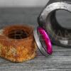Damascus Steel Ring, Damascus Steel Wedding Ring, Damascus Steel Wedding Band, Black Wedding Ring, Black Damascus Steel Wedding Ring