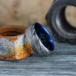 Damascus Steel Ring, Damascus Steel Wedding Ring, Damascus Steel Wedding Band