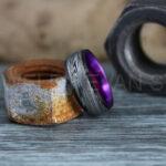 Damascus Steel Ring, Damascus Steel Wedding Ring, Damascus Steel Wedding Band