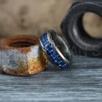 Damascus Steel Ring, Damascus Steel Wedding Ring, Damascus Steel Wedding Band