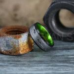 Damascus Steel Ring, Damascus Steel Wedding Ring, Damascus Steel Wedding Band