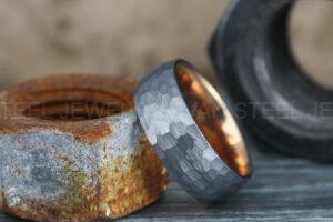Hammered Ring, Hammered Wedding Ring, Silver Wedding Band, Silver Wedding Ring