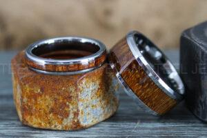 Couple Rings, Couple Wood Rings, Wood Wedding Bands, Wood Wedding Ring, Couple Jewelry, Matching Rings, His and Her Rings, Wood Rings