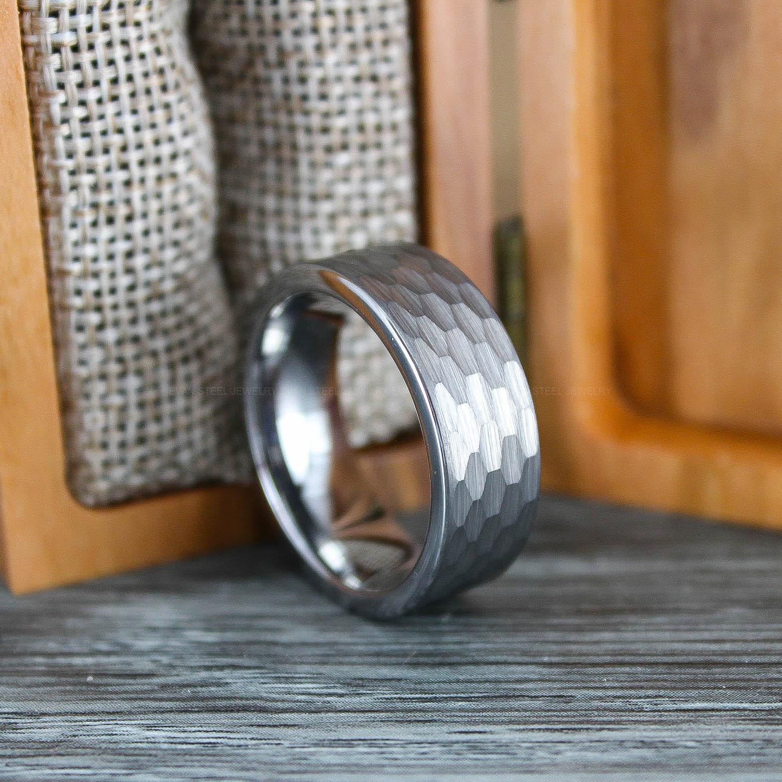 IMG_0648 Hammered Ring, Hammered Wedding Ring, Silver Wedding Band, Silver Wedding Ring - Image 1