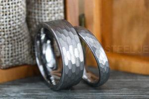 Hammered Rings, Hammered Wedding Rings, Silver Wedding Bands, Silver Wedding Rings