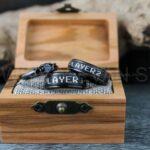 Gamer Rings, Gamer Wedding Bands, Player 1 Player 2 Rings, Couple Rings, Couple Wedding Bands, Couple Wedding Rings, Couple Jewelry