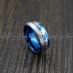 Cowboys Rings, Couple Rings, Mustang Rings, Blue Horse Rings, Equestrian Jewelry, Blue Tungsten Bands, Cowboys Ring, Cowboys Wedding Ring - Image 7