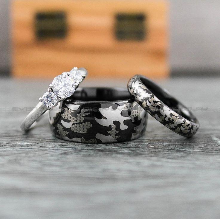 a9782e54cf4ad50e148dc8e6c7737ad6 Camo Rings, Camo Wedding Rings, Camo Wedding Bands, Army Rings, Military Rings, Army Jewelry, Camo Jewelry, Camouflage Wedding Bands - Image 1