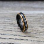 Til Valhalla Rings, Vikings Rings, Viking Runes Rings, Couple Set Nordic Rings, Norsemen Rings, Nordic Runes Rings, Black Wedding Bands - Image 5