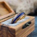 Orion Nebula Ring, Galaxy Ring, Opal Ring, Blue Opal Ring, Rose Gold Tungsten Ring, Opal Wedding Ring, Rose Gold Opal Wedding Ring Gold Ring