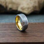 Hammered Ring, Hammered Wedding Ring, Silver Wedding Ring, Silver Wedding Band, Gold Wedding Band
