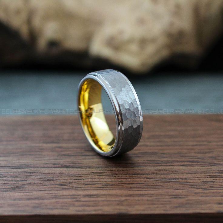 e1e1c9ff5f2ec70bb5baa6348d1162fd Hammered Ring, Hammered Wedding Ring, Silver Wedding Ring, Silver Wedding Band, Gold Wedding Band - Image 1