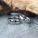 Cowboys Ring, Cowboys Wedding Band, Cowgirl Ring, Black Wedding Bands, Matching Rings, Matching Wedding Bands, Couple Rings, Couple Bands
