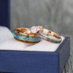 Antler Wedding Rings, Rose Gold Wedding Bands, Rose Gold Wedding Rings, Deer Antler Rings, Hunting Jewelry, Deer Antler Wedding Bands