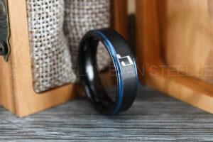 Music Ring, Bass Clef Ring, Music Note Ring, Black Wedding Ring, Music Jewelry, Piano Ring, Guitar Ring