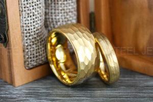 Hammered Rings, Couple Rings, Hammered Wedding Rings, Gold Wedding Bands, Gold Wedding Rings