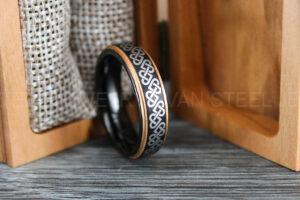 Knotted Hearts Ring, Heart Knott Ring, Love Knot Ring, Irish Wedding Band