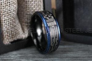 Circuit Board Ring, Gamer Ring, Gamer Jewelry, Teacher Jewelry, Science Rings, Electrician Jewelry, Circuit Board Jewelry, Circuit Board